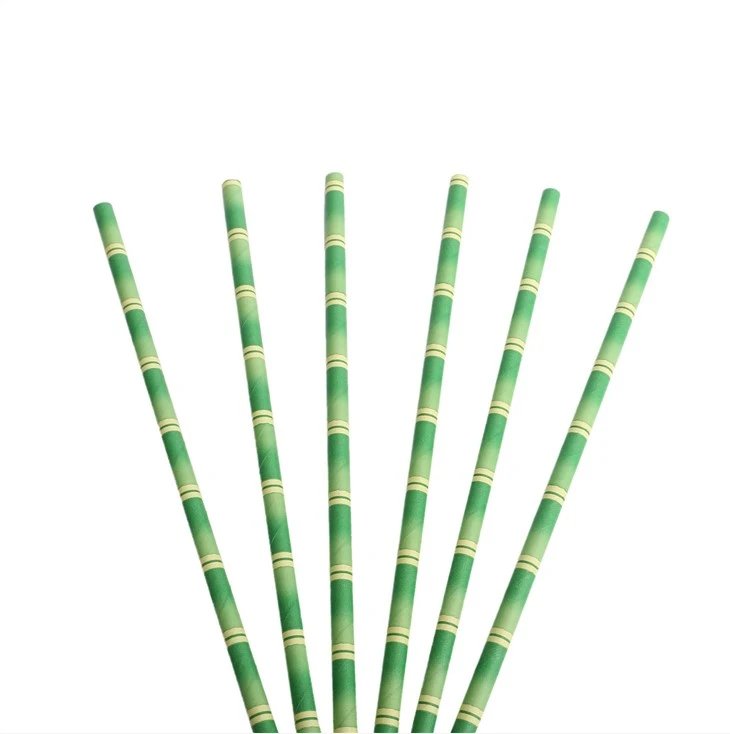 12mm Boba Striped Red Paper Straws