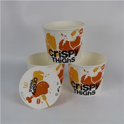 65oz Thùng giấy dùng một lần có nắp đậy