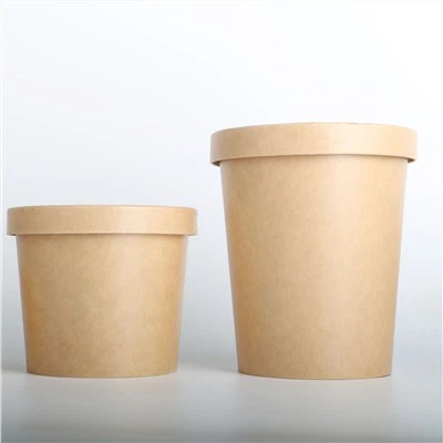 Ly kem giấy Kraft dùng một lần
