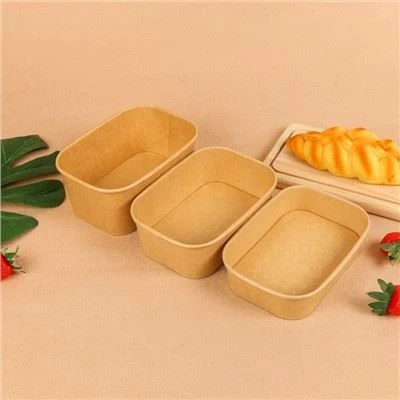 Bát salad kraft có nắp đậy
